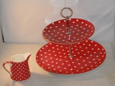 Rex Pottery 2 Tier Cake Plate