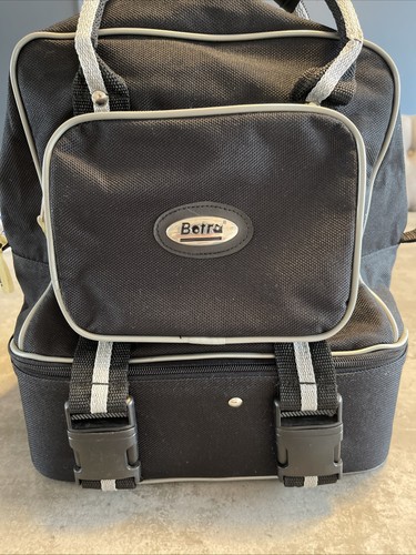 Botra two tier bowls - bag, black