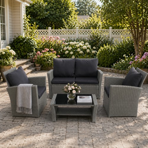 Rattan garden furniture - rattan, 4
