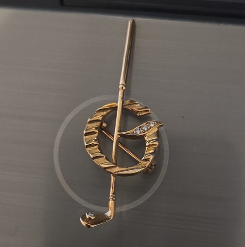 9ct yellow gold golf - 9ct,