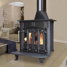 Clarke Franklin Stove Glass -