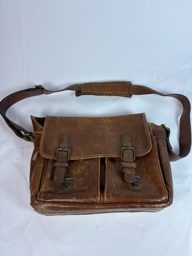 Vintage ona leather messenger - vintage,