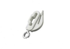 2 CURTAIN TRACK END STOPS