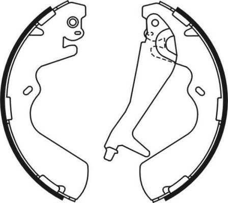Rear abe c00511abe brake - c00511abe, shoe