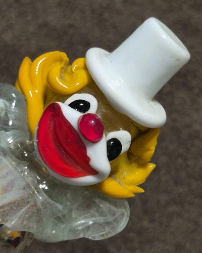 Murano clown figurine art - clown,