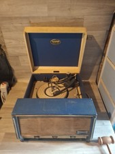 VINTAGE RECORD PLAYER DANSETTE CONQUEST AUTO  RESTORATION