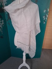 Coast 100% Linen Cream Wrap