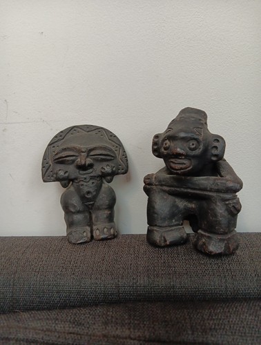 Taino zemis clay figures - taino,