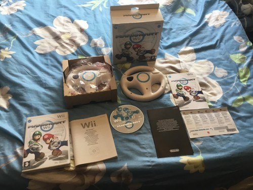 Mario kart with wii - with, wheel