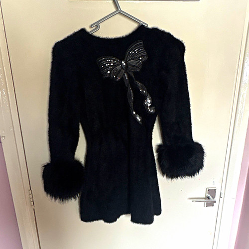 River island girls black faux - girls,