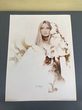 VINTAGE 1977 RED BARON ART “MICHELLE” UNFRAMED PRINT BY SARA MOON 42 X 32 CM