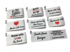 Cloth Labels Personalised Sew