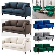 Modern VELVET SOFA Couch Love