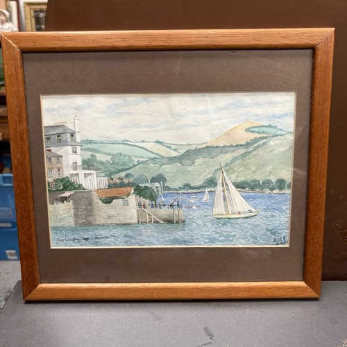 Salcombe devon watercolour - salcombe,