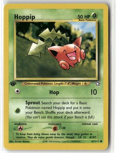 Pokemon hoppip 061 - 061/111, 1st
