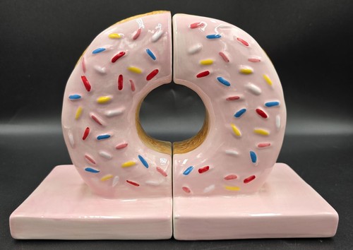 Pink frosted donut doughnut - donut,
