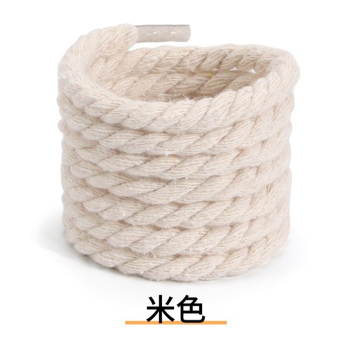 Round rope twisted shoelaces - round,