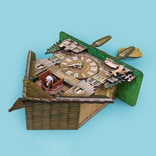 Vintage cuckoo clock wall