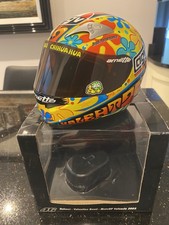 RARE VALENTINO ROSSI  1:2 SCALE HELMET VALENCIA 2003 HONDA - MINICHAMPS - BOXED*