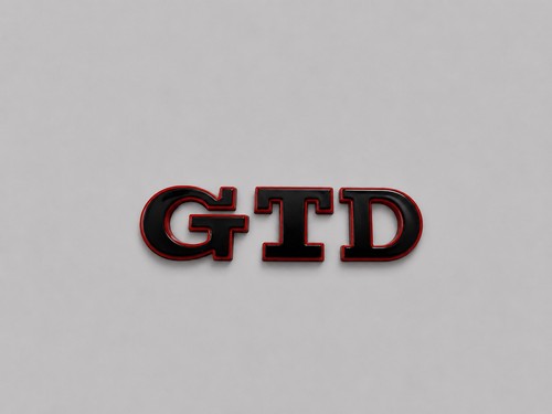 Gtd badge rear boot emblem - vw,