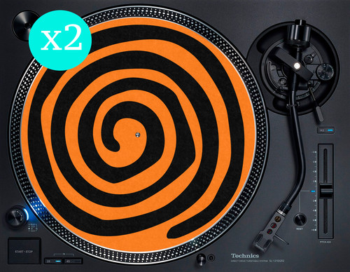 Orange spiral tribe swirl - tribe,