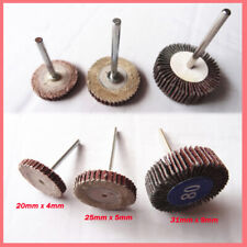 20mm-30mm Flap Wheel Sandpaper Sanding Disc For Dremel Rotary Tool 80 / 180 Grit