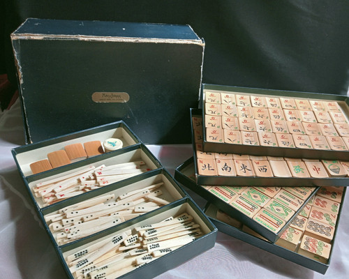 Vintage mahjong set hamley - mahjong,