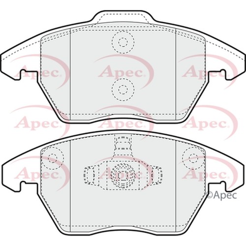 Brake pads set for peugeot - brake, 308