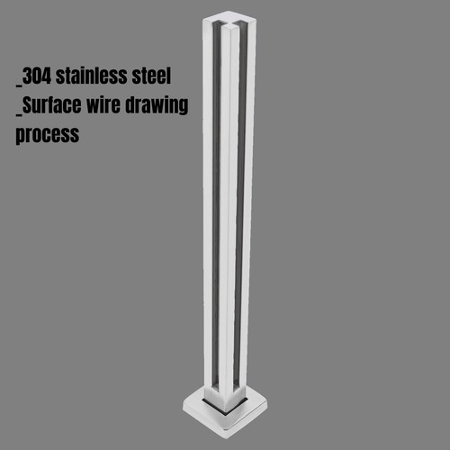 Glass railing corner post - corner,