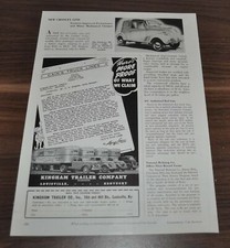 1941 Cain's Lines Kingham Trailer Crosley Parkway Shuler Axle Mining Truck Ad
