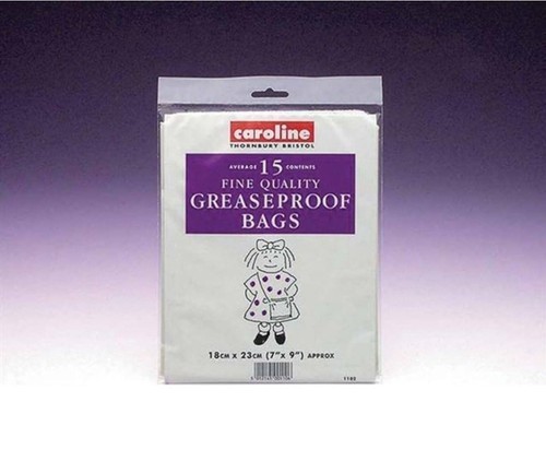 Greaseproof paper bags 100 - greaseproof,