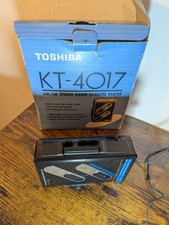 Toshiba Walkman Vintage Stereo Radio Cassette KT-4017 Boxed