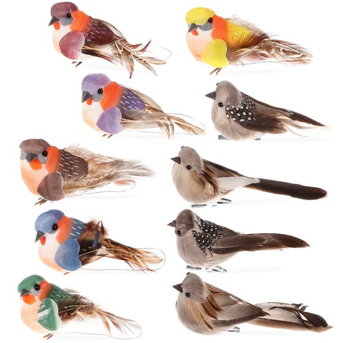 Pcs artificial birds foam - 10,