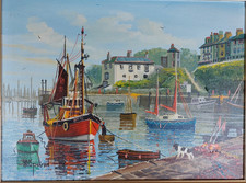 W.H. Stockman Harbour Scene