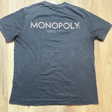 SHOE PALACE Monopoly X Shoe Palace Tee MEN'S BLACK T-SHIRT “Roll The Dice” XL