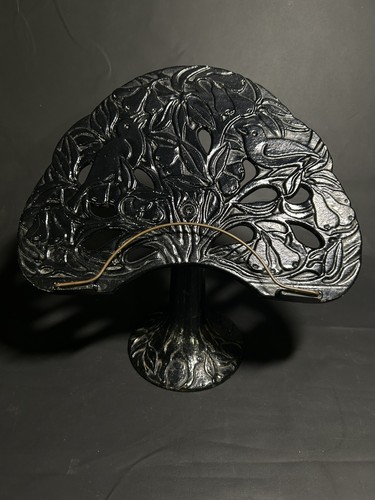 Vintage cast iron book stand - cast,