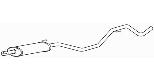 Quality centre exhaust - exhaust, middle