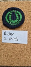 Girlguiding Rider Interest Badge c1975