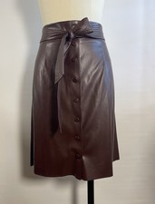 ZARA button front tie waist