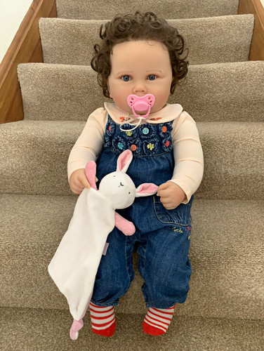 Reborn style girl curly - ,