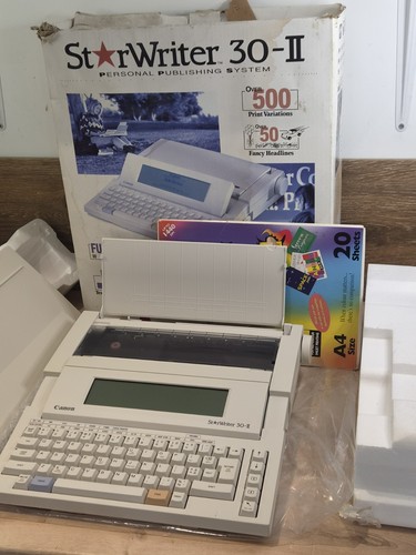 Canon starwriter ii - starwriter, 30-ii
