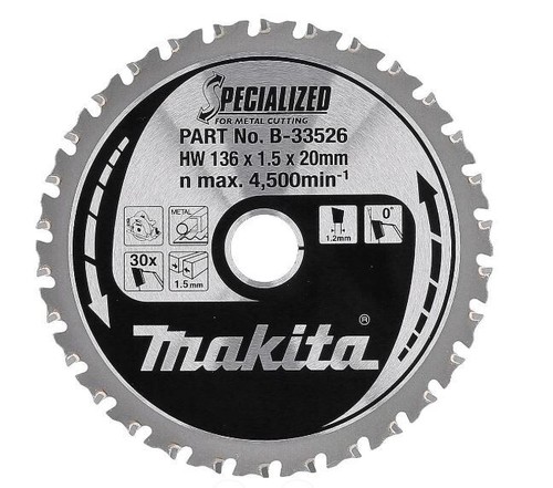 Makita 136mm tooth - 136mm,