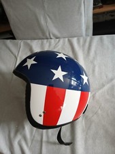 Davida woman helmet large American Flag  ,size L 