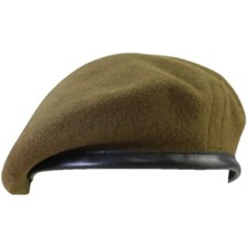 British Army Style Beret 100% Wool Soldier Cadet Uniform RAF Marine Para Maroon 