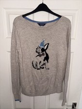 Joules Oatmeal Knit Dog Design