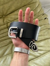 Vintage Black Stussy leather