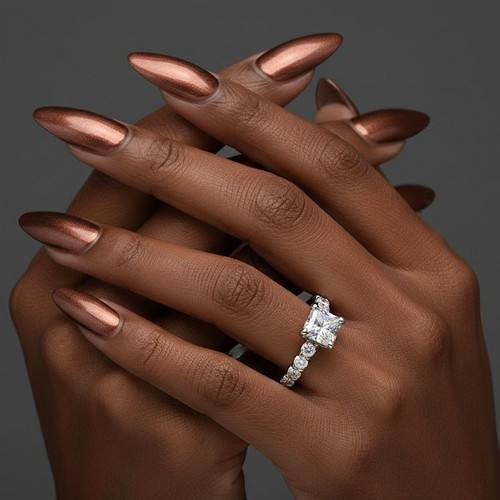 Engagement ring 14k - ring, white
