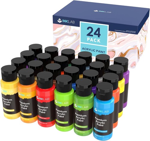 Ink lab acrylic - paint, set