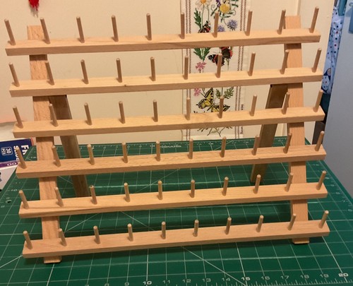Wooden spool holder thread - wooden,