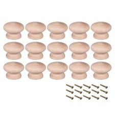 Wooden Knob Pine Cupboard